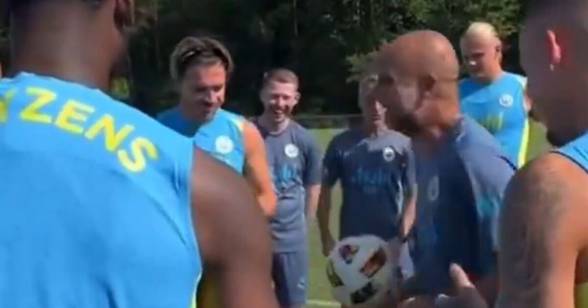 Jack Grealish mocked by Manchester City boss Pep Guardiola after making radical changes in pre-season