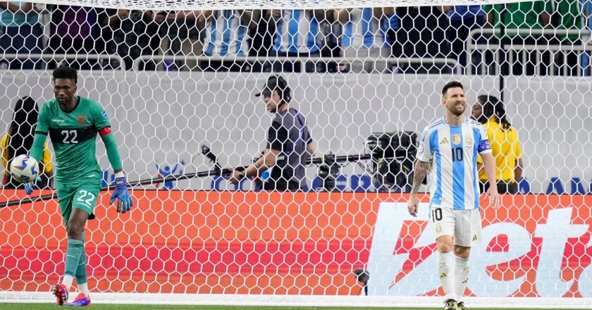 Lionel Messi was furious after missing his Panenka-style penalty against Ecuador