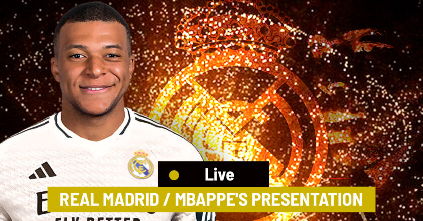 Kylian Mbappé presented as a Real Madrid player!