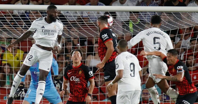 Mbappe scores no goal on Spanish league debut as Real Madrid draw 1-1 at Mallorca