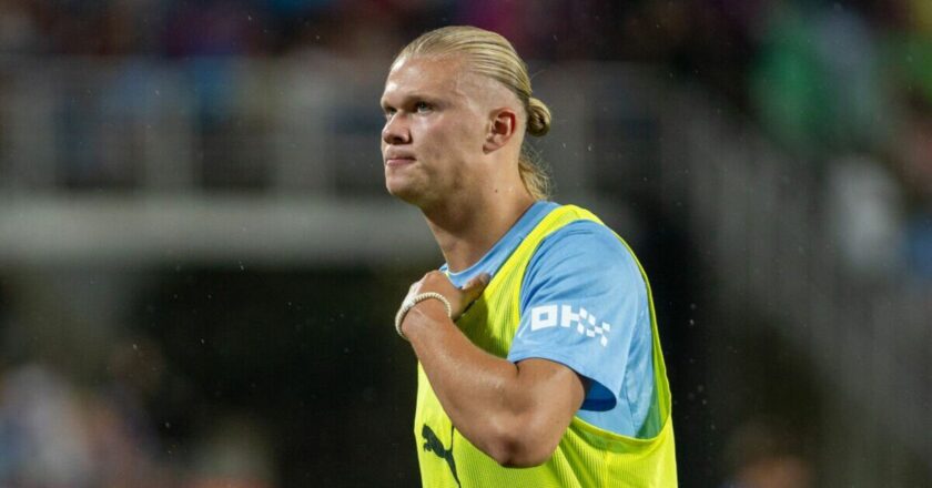 Pep Guardiola issues worrying Erling Haaland injury update as star withdrawn from Barcelona game