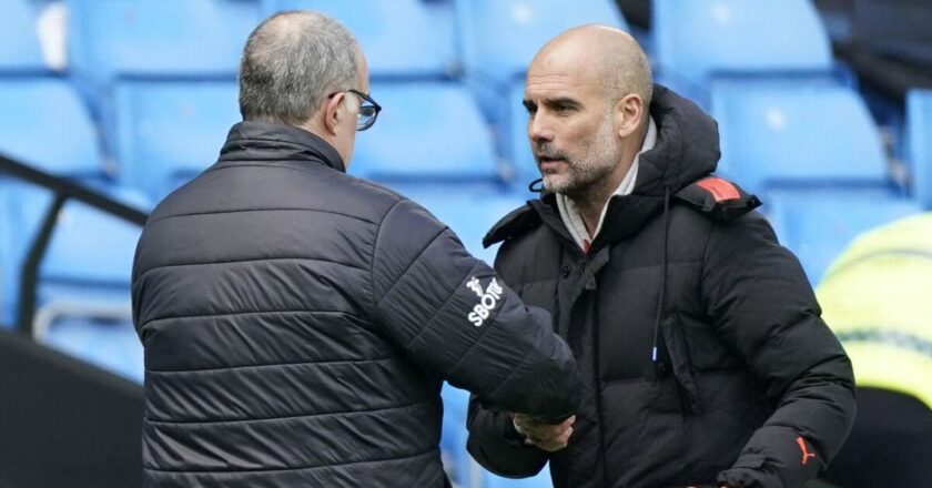 Pep Guardiola talks with manager he called 'best in the world' as Man City transfer 'almost complete'