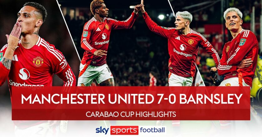 Man United run RIOT at Old Trafford 😱🔥 | Manchester United 7-0 Barnsley | Carabao Cup Highlights