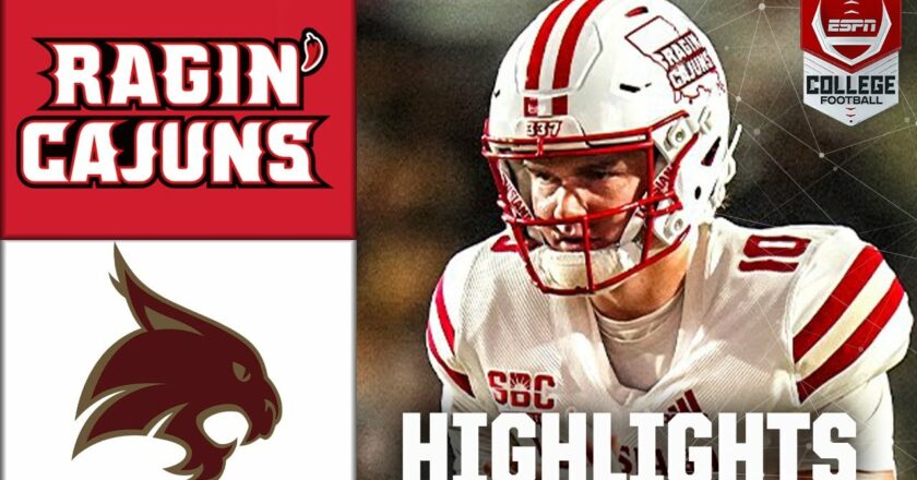 Louisiana Ragin' Cajuns vs. Texas State Bobcats | Full Game Highlights | ESPN College Football