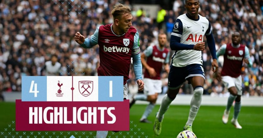 Tottenham Hotspur 4-1 West Ham | Premier League Highlights