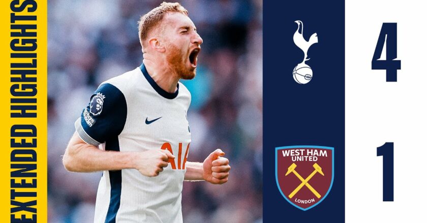 Tottenham Hotspur 4-1 West Ham // EXTENDED PREMIER LEAGUE HIGHLIGHTS