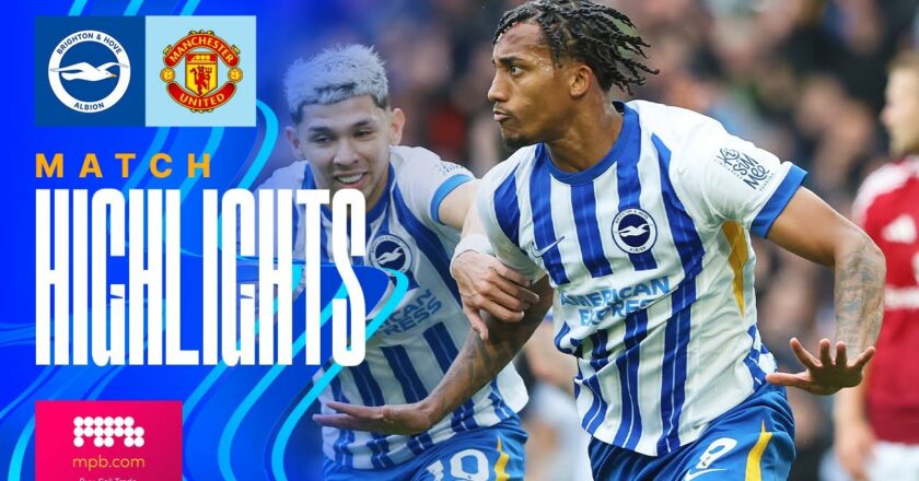 HIGHLIGHTS | Brighton v Manchester United | Premier League