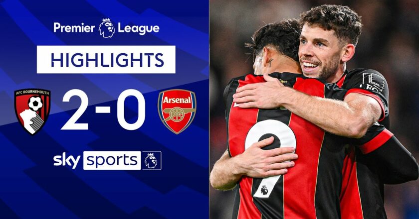 Cherries inflict Arsenal's first away defeat in 2024 | Bournemouth 2-0 Arsenal | EPL Highlights