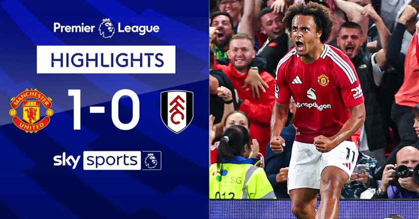 Zirkzee scores LATE WINNER on his debut! 💥| Man Utd 1-0 Fulham | Premier League Highlights