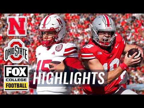 Nebraska Cornhuskers vs. No. 4 Ohio State Buckeyes Highlights | FOX College Football