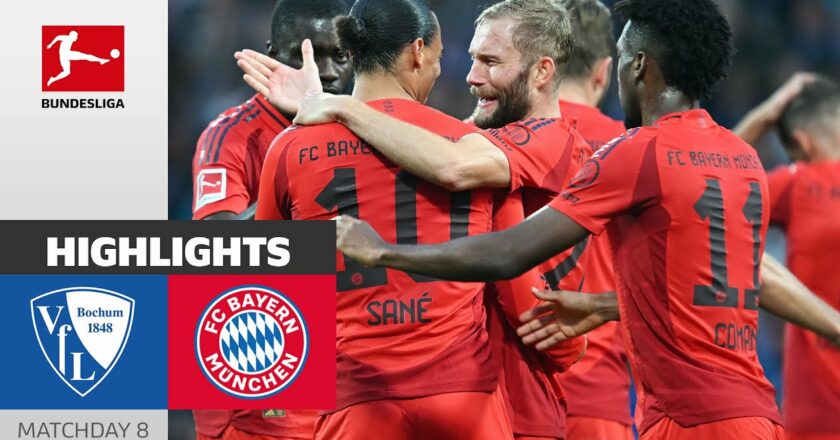 Bayern Cruise to Victory in Bochum | VfL Bochum 1848 – FC Bayern München 5-0 | Highlights | MD 8