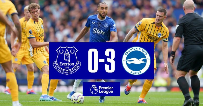 EVERTON 0-3 BRIGHTON | Premier League highlights