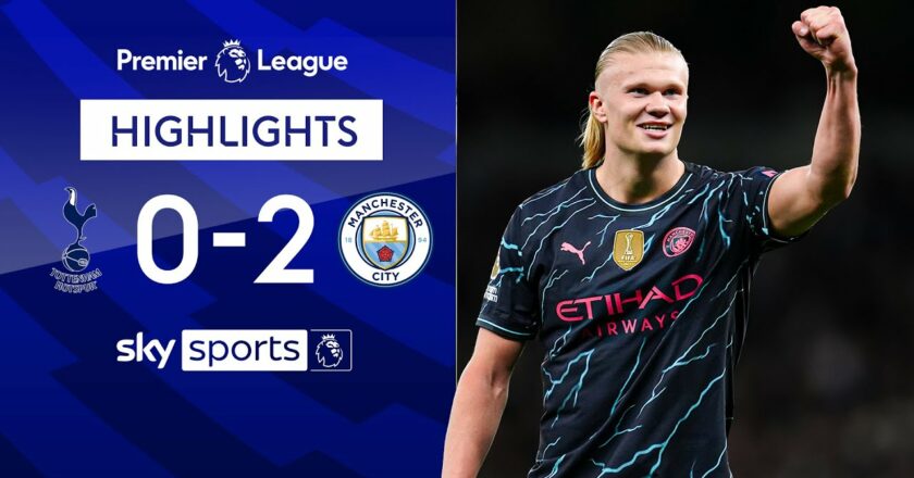 Haaland brace puts City on brink of title! 👀 | Spurs 0-2 Man City | Premier League Highlights