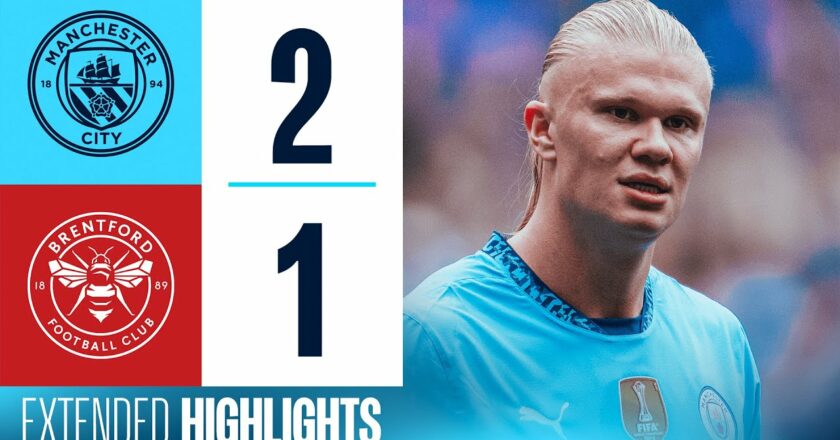 EXTENDED HIGHLIGHTS | MAN CITY 2-1 BRENTFORD | Haaland scores TWO to reach 99 goals for City!