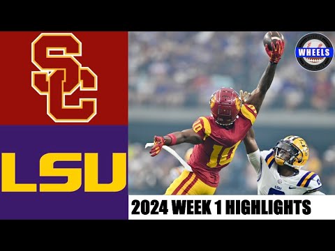 #23 USC vs #13 LSU | Full Game Highlights | 2024 College Football Highlights