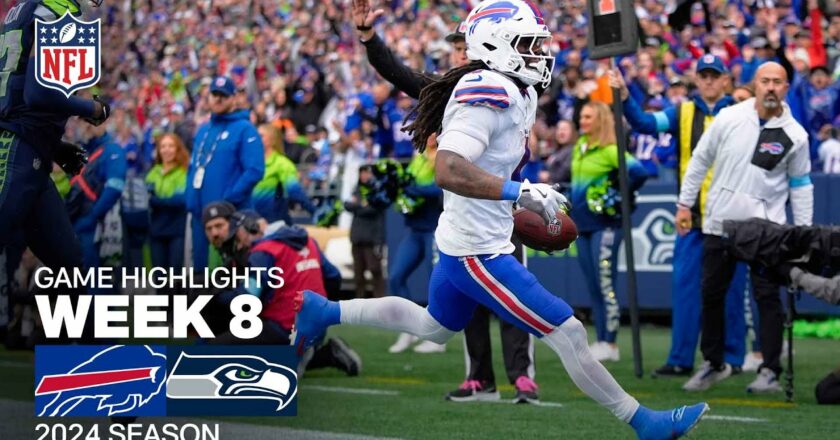 Buffalo Bills vs. Seattle Seahawks Game Highlights | NFL 2024 Season Week 8