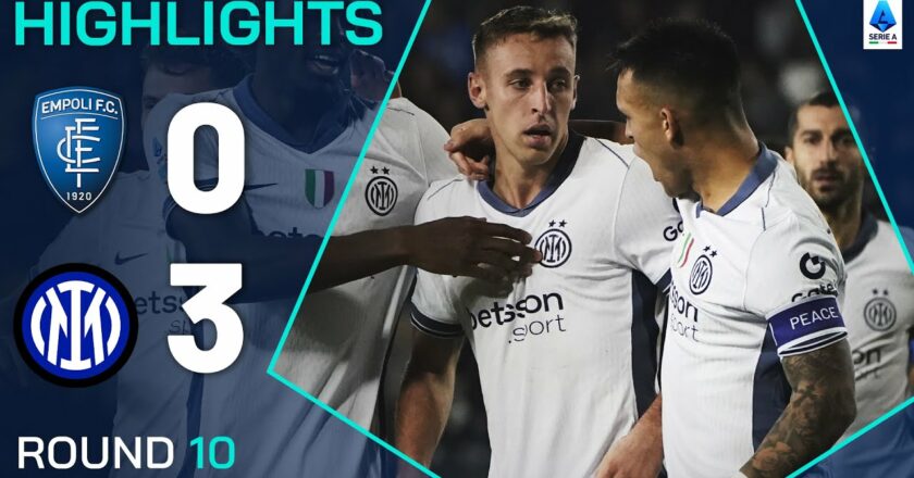 EMPOLI-INTER 0-3 | HIGHLIGHTS | Frattesi at the double and Lautaro rounds it off! | Serie A 2024/25