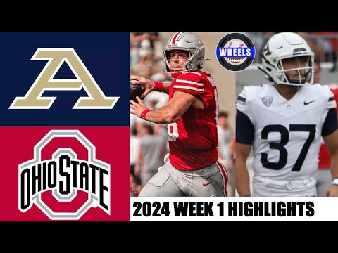 #2 Ohio State vs Akron | Full Game Highlights | 2024 College Football Highlights