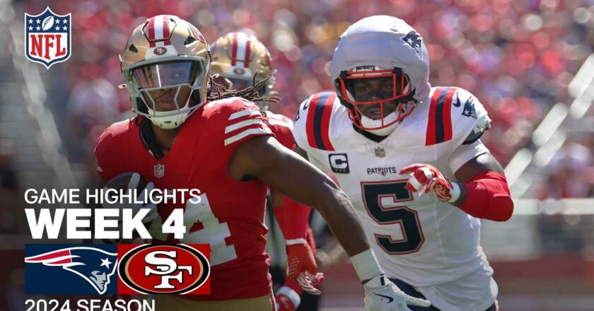 New England Patriots vs. San Francsico 49ers | 2024 Week 4 Game Highlights