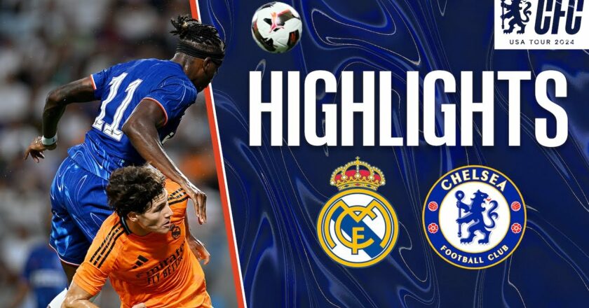 Real Madrid 2-1 Chelsea | HIGHLIGHTS | Chelsea FC USA Tour 2024