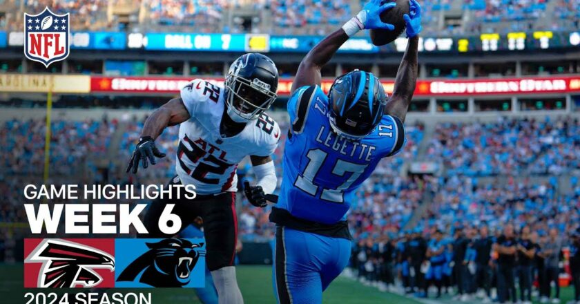 Atlanta Falcons vs. Carolina Panthers Game Highlights | NFL 2024 Season Week 6