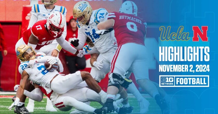 UCLA at Nebraska | HIGHLIGHTS | Big Ten Football | 11/2/24