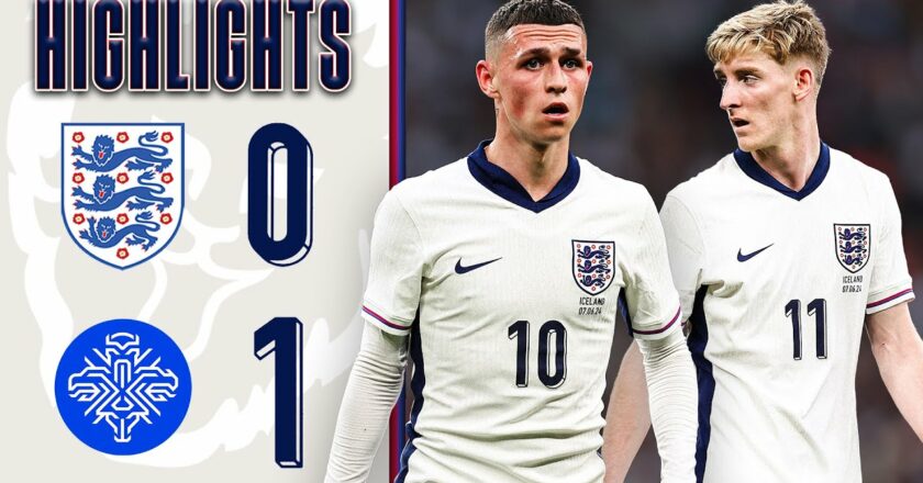 England 0-1 Iceland | Three Lions Suffer Defeat At Wembley Final Game Before EURO 2024 | Highlights