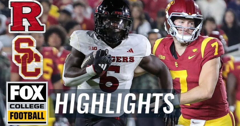 Rutgers Scarlet Knights vs. USC Trojans Highlights | FOX College Football