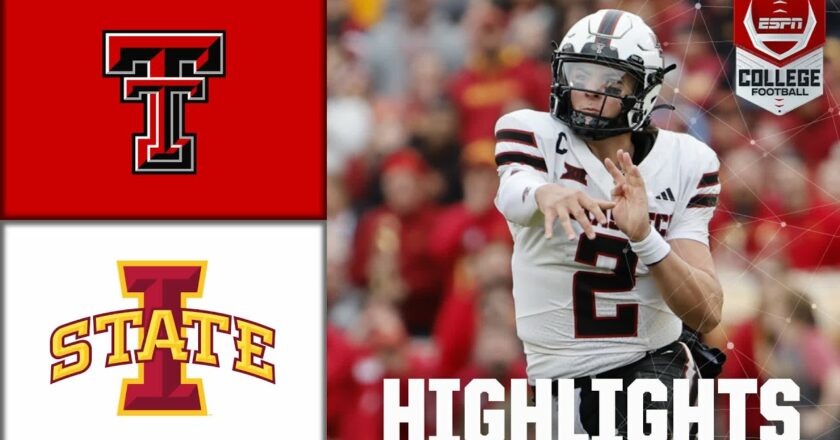 Texas Tech Red Raiders vs. Iowa State Cyclones | Full Game Highlights | ESPN College Football