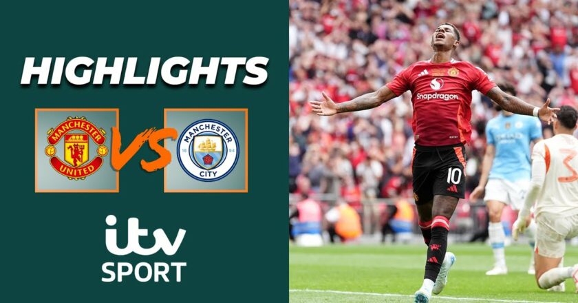 HIGHLIGHTS | Manchester United v Manchester City | Community Shield 2024/25 | ITV Sport