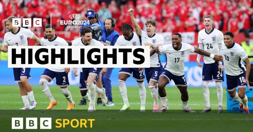 Highlights – England vs Switzerland | Uefa Euro 2024 | BBC Sport