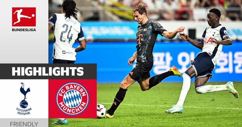 Bayern Defeats Tottenham 2-1 in Thrilling Pre-Season Clash! | FC Bayern vs. Tottenham – Highlights