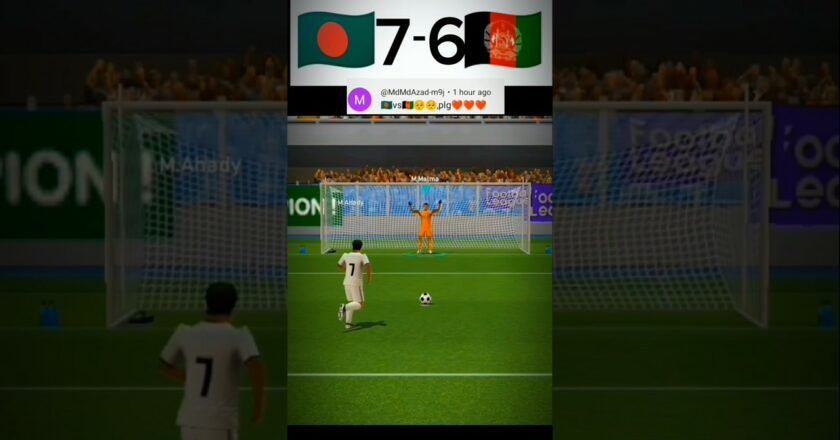 Bangladesh🇧🇩vs🇦🇫Afghanistan #penaltyshootout #highlights #fifa #football #shorts #messi #ronaldo