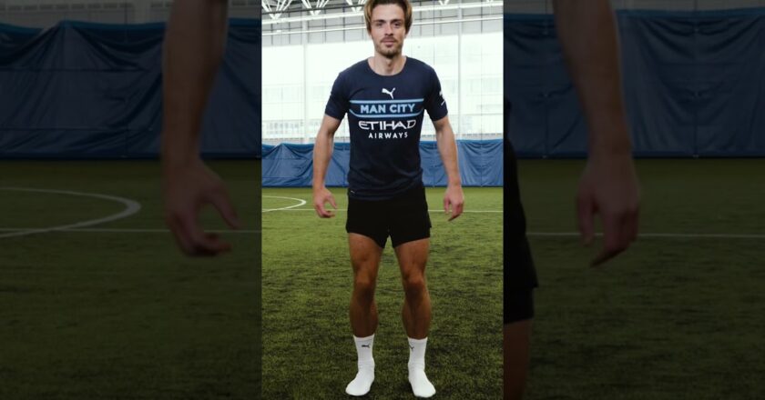 BE THE BALL ⚽️ #mancity #football #soccer #jackgrealish #shorts