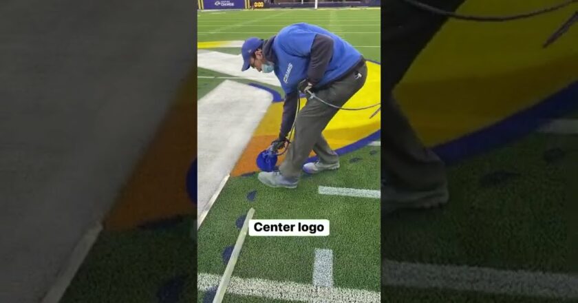 How NFL stadiums are prepped for games #Insider #shorts #football #LAChargers #LARams