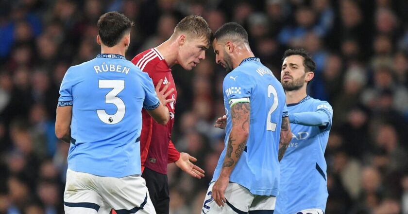 Rasmus Hojlund brutally puts Kyle Walker in his place after Man Utd's dramatic win