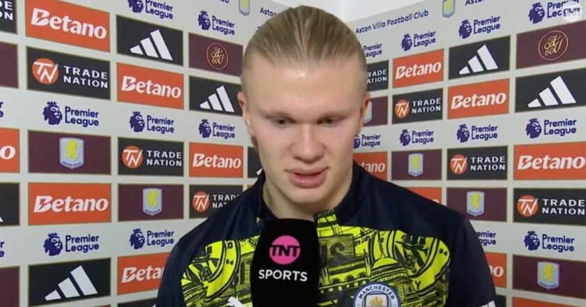 Erling Haaland names who is to blame for Man City's woes after Aston Villa defeat