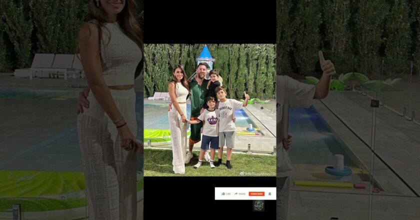 Leo messi with his beautiful wife antonella and family❤️😘 #shorts #Football #Soccer