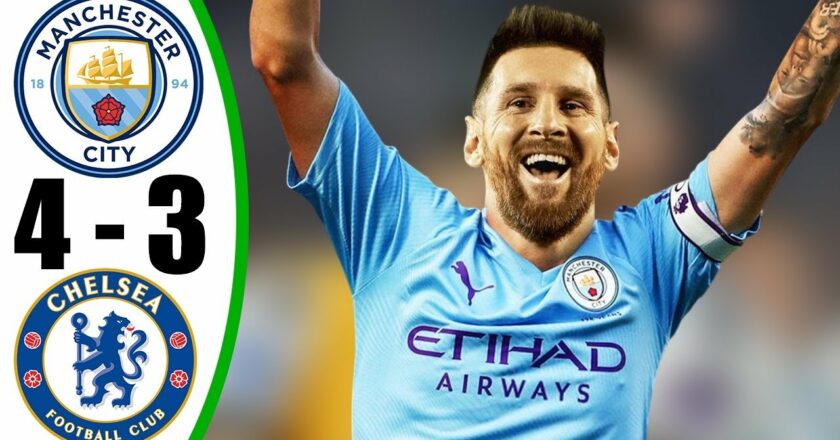 Lionel Messi Manchester City debut💥- Man City vs Chelsea 4-3- All Goals & Highlights – 2025