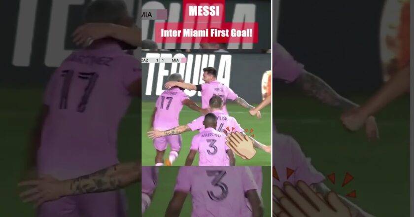 Legendary Debut: Lionel Messi's First InterMiami Goal Sends Fans into Frenzy | Highlight 2023