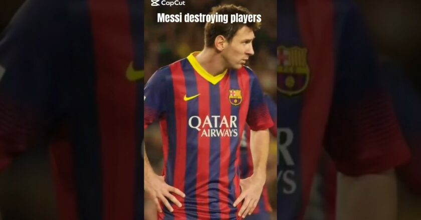 Messi destroying players. #shorts #trending