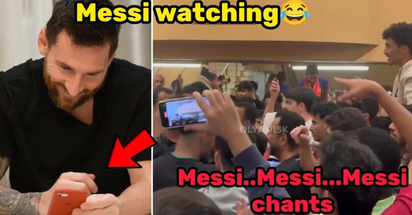 Lionel Messi's REACTION to Barcelona fans loud MESSI CHANTS after win against Bilbao Last night