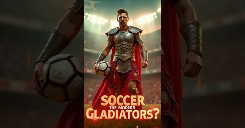 Is soccer the evolution of gladiators? #shorts