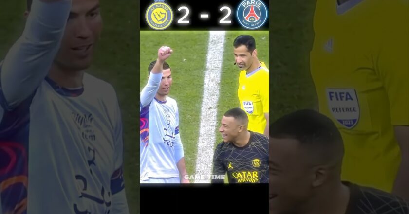 Ronaldo vs Messi | PSG VS Al Nassr 2033 🔥🔥