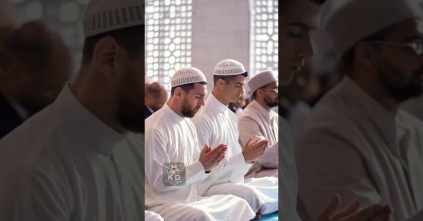 Only Content! #Messi and #ronaldo Welcome the Month of Ramadan #KickStreamDaily #funny #football