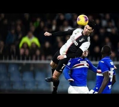 CRISTIANO RONALDO  AMAZING HEADER GOAL VS SAMPDORIA