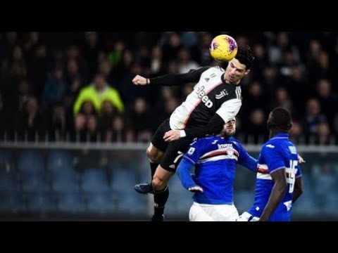 CRISTIANO RONALDO  AMAZING HEADER GOAL VS SAMPDORIA