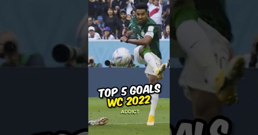 Top 5 Most Beautiful Goals In The World Cup 2022